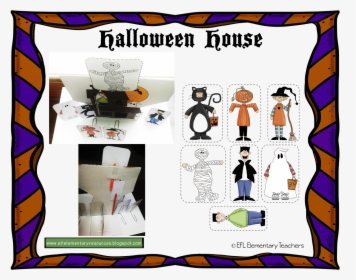 Transparent Halloween House Png - Cartoon, Png Download, Transparent PNG