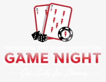 Get Lucky For Literacy Logo - Game Night Png, Transparent Png, Transparent PNG