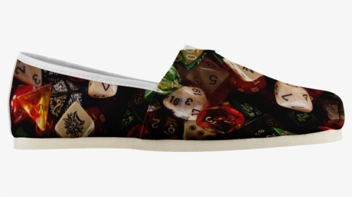 D&d Dice Shoes Canvas Dungeons And Dragons Slip On - Clog, HD Png Download, Transparent PNG