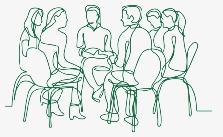 Our Beneficiaries - Drawing Of Group Of People, HD Png Download, Transparent PNG