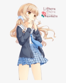 Schoolgirl Anime Render By Emmersys - School Girl Anime Png, Transparent Png, Transparent PNG