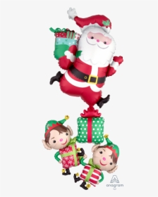 Giant Multi Balloon Christmas Characters Stacker, HD Png Download, Transparent PNG