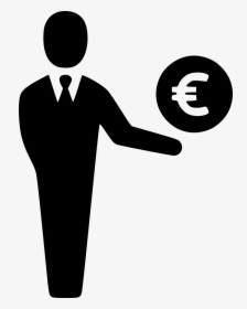 Contract Clipart Salesman - Euro Income Icon, HD Png Download, Transparent PNG