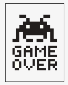 Game Over Png - Space Invaders, Transparent Png, Transparent PNG