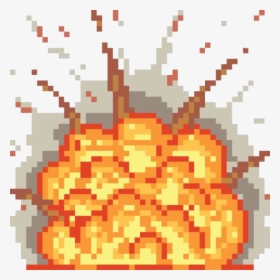 Bomb Explosion Pixel Art, HD Png Download, Transparent PNG