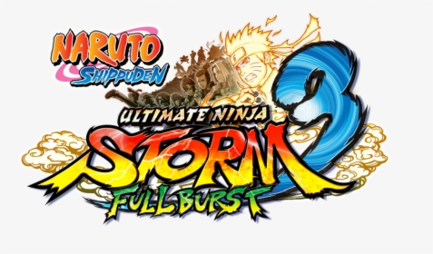 3524 20130527 Ns3fbrogo Master Eu - Naruto Ultimate Ninja Storm Title, HD Png Download, Transparent PNG