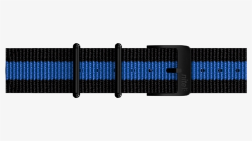 20mm Black Webbing Blue Stripe Black Buckle - Strap, HD Png Download, Transparent PNG