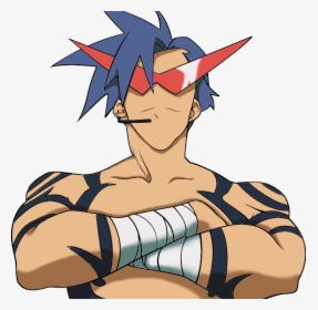 Kamina Fan Art - Cartoon, HD Png Download, Transparent PNG