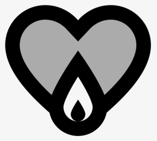 Fire In My Heart Icon - Heart, HD Png Download, Transparent PNG