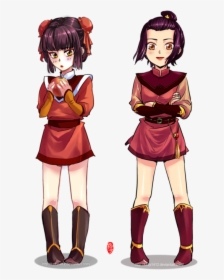 Azula And Mai - Zuko Anime, HD Png Download, Transparent PNG