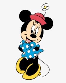 Modern Minnie Mouse With The Classic Dress Https - Red Minnie Mouse Png, Transparent Png, Transparent PNG