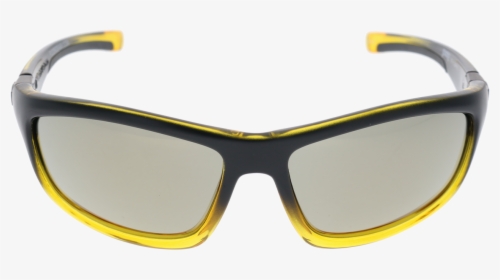 Matte Black-shiny Crystal Yellow Frame Gold Mirror - Sunglasses, HD Png Download, Transparent PNG