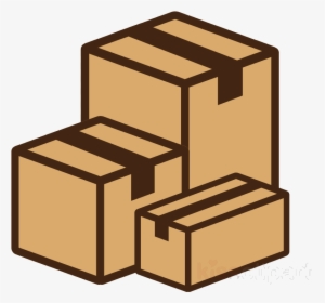 Package Box Clip Art Toy Line Delivery Clipart Transparent - Storage Warehouse Warehouse Clip Art, HD Png Download, Transparent PNG