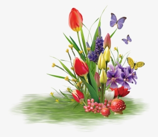 Easter Flower Clipart Jpg Freeuse Pin By Beulah Ekkerd - Clip Art Easter Flowers, HD Png Download, Transparent PNG
