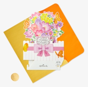 Springtime Flowers Pop Up Easter Card - Greeting Card, HD Png Download, Transparent PNG