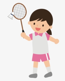 Badminton - Playing Badminton Clipart, HD Png Download, Transparent PNG