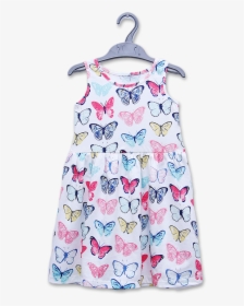 Cute Butterflies Dress Multi - Pattern, HD Png Download, Transparent PNG