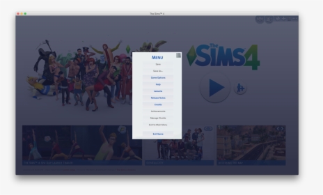 Sims 4 Exit Screen, HD Png Download, Transparent PNG
