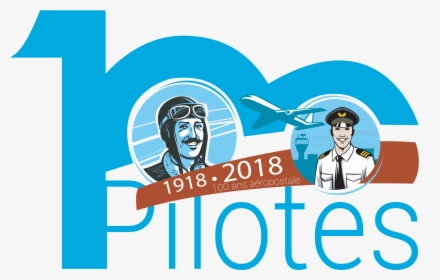100 Pilotes Pour Les 100 Ans De L Aéropostale - Poster, HD Png Download, Transparent PNG