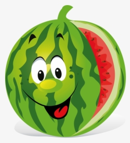 Cartoon Watermelon Clipart, HD Png Download, Transparent PNG