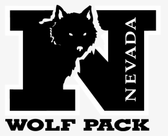 Nevada Wolf Pack Logo Black And White - Black Cat, HD Png Download, Transparent PNG