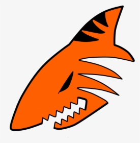 Tiger Shark Clipart Orange - Tiger Shark Logo Png, Transparent Png, Transparent PNG