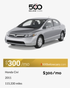 2009 Honda Civic Si Sedan, HD Png Download, Transparent PNG