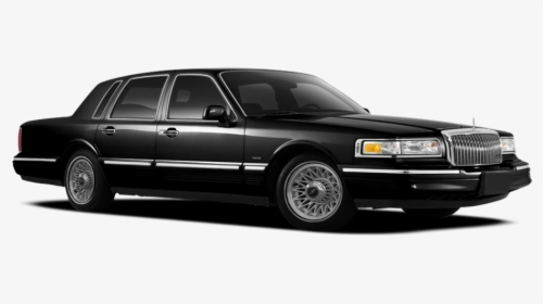 1995 Lincoln Town Black, HD Png Download, Transparent PNG
