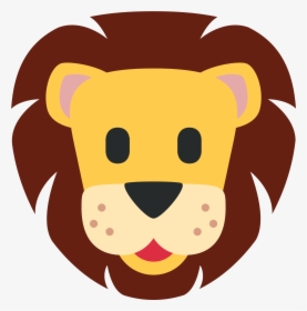 Lion Emoji Twitter , Png Download - Lion Emoji Twitter, Transparent Png, Transparent PNG