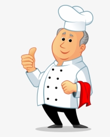 Cook Clipart Thumbs Up - Transparent Chef With Thumbs Up Png, Png Download, Transparent PNG