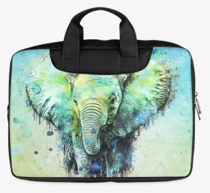 Watercolor Elephant Macbook Air 11 （twin Sides) - Watercolor Elephant Png, Transparent Png, Transparent PNG