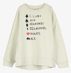 Beau Loves Clubs Ace Relaxed Fit Sweatshirt - Long-sleeved T-shirt, HD Png Download, Transparent PNG