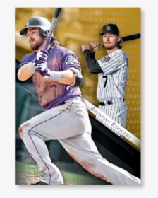 Brendan Rodgers 2019 Topps Gold Label Baseball Poster - College Softball, HD Png Download, Transparent PNG
