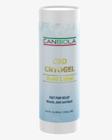 Canbiola Cryogel Gold Label - Cosmetics, HD Png Download, Transparent PNG