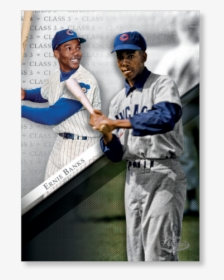 Ernie Banks 2019 Topps Gold Label Baseball Poster - Baseball Player, HD Png Download, Transparent PNG