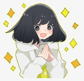 Transparent Happy Anime Girl Png - Happy Png Anime, Png Download, Transparent PNG
