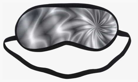 Silver Shiny Swirl Sleeping Mask - Water Polo Sleep, HD Png Download, Transparent PNG