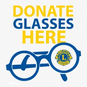 Donate Old Glasses Here - Circle, HD Png Download, Transparent PNG