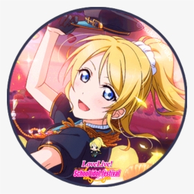 Made This Icon Profile Edit Of Eli Ayase - Cartoon, HD Png Download, Transparent PNG