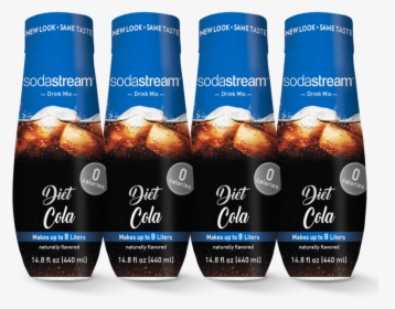 Diet Cola 4 Pack - Soda Stream Flavors Diet, HD Png Download, Transparent PNG