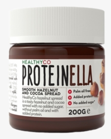 Proteinella No Added Sugar Hazelnut & Cocoa Spread - Strawberry, HD Png Download, Transparent PNG