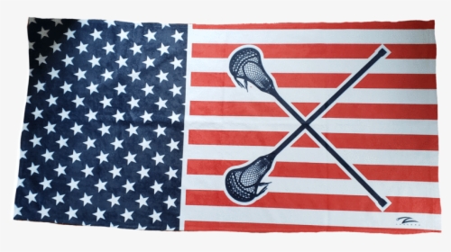 Lax Zone Usa Sticks Towel - Many Stars Are On The American Flag, HD Png Download, Transparent PNG