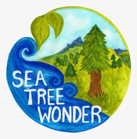 Sea Tree Wonder Logo Transparent Crop - Tree, HD Png Download, Transparent PNG