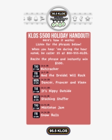 The Klos $500 Holiday Handout - Semaine Pour L Emploi Des Personnes Handicapées 2015, HD Png Download, Transparent PNG