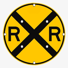 Ts40 Flashing Grade Crossing Advance Warning Sign Day - Traffic Signs Railroad Crossing, HD Png Download, Transparent PNG