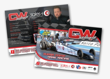Craig Wright Drag Racing Hero Card Handout , Png Download - Indycar Series, Transparent Png, Transparent PNG