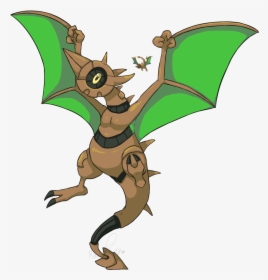Pokemon Fusion - Lunadactyl - Pokémon Fusion Illustration Png, Transparent Png, Transparent PNG