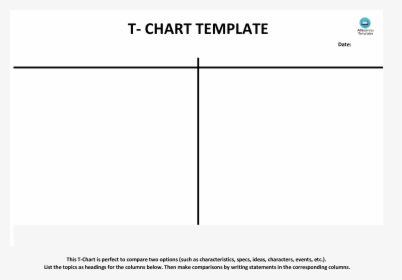 T-chart Example Main Image - Call Sheet Template, HD Png Download, Transparent PNG