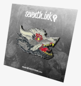 Blood Wolf Enamel Pin By Seventh - Lapel Pin, HD Png Download, Transparent PNG