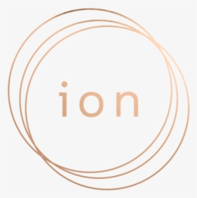 Ion Eclipseoutline Logo Rosegold Highres Footer - Rose Gold Png Circle, Transparent Png, Transparent PNG